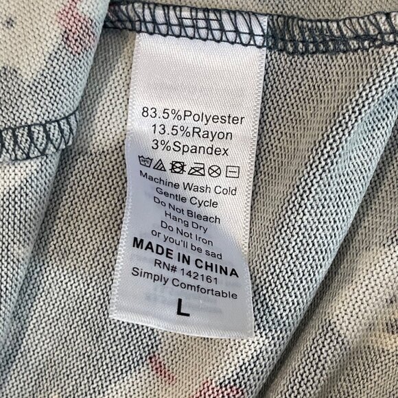 Lularoe Joy Long Vest Women's Size Large Duster, Cardigan Sweater Scottie Dog - Picture 7 of 10